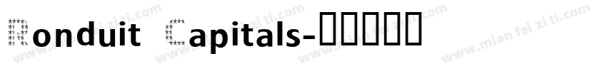 Ronduit Capitals字体转换